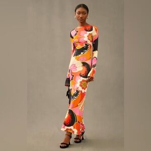 Ronny Kobo Floral Maxi Dress. Like New. Retails for $658. 🩷🩷🩷